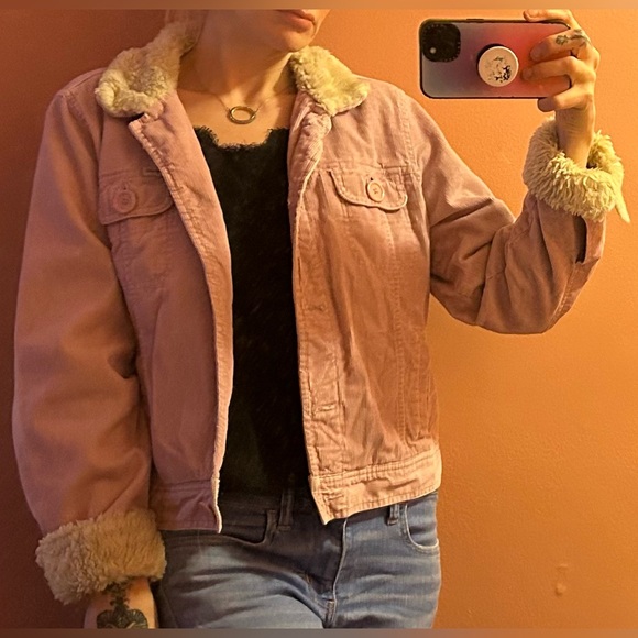 Aeropostale Baby Pink Corduroy Jacket - Picture 8 of 12